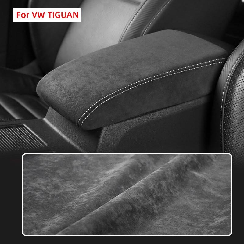 Armrest Box Cover For Volkswagen VW Tiguan MK2 2016 2017 2018 Tiguan Protective Sleeve Accessories