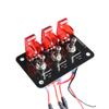 Multifunctional Vehicle Boat External Power Panel 12-24V Overcurrent for Protection Switch Panel with 20A Fuse