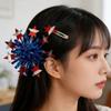 Hair Barrette Unique Patriotic Tinsel for Women Men Photo Props Western Hairpin Headwear Hair Ornaments