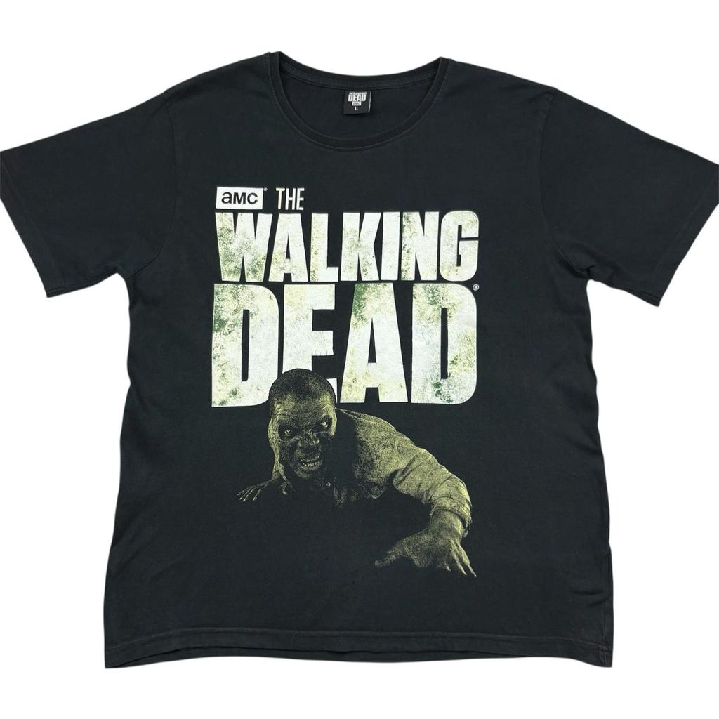 The Walking Dead AMC 2015 T Shirt Mens Size L Zombie TV Series Graphic Tee