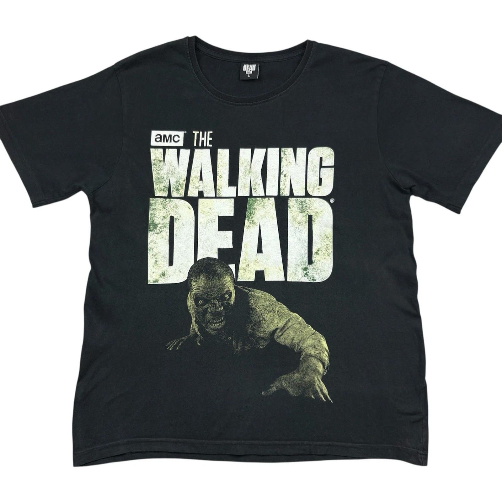 The Walking Dead AMC 2015 T Shirt Mens Size L Zombie TV Series Graphic Tee M