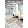 100% Cotton Woven Bath Mat Set, Bath Rug Glass Set Of 2 60x100 - 60x50