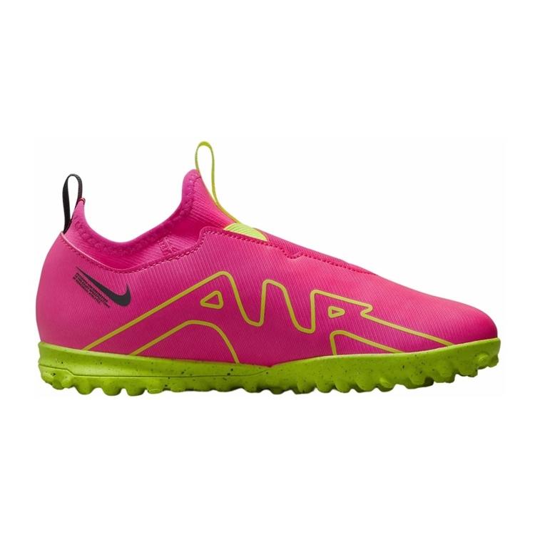 Nike Zoom Vapor 15 Academy Abrasion Resistant Abrasion Resistant Low Top Soccer Shoes Pink Kids' DJ5621-605