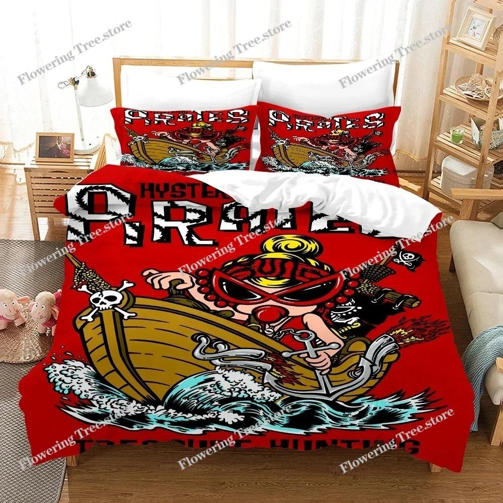 3D Hysteric-Mini Duvet Cover with Pillow Cover Bedding Set Single Double Twin Full Queen King Size Bed Set for Bedroom Decor