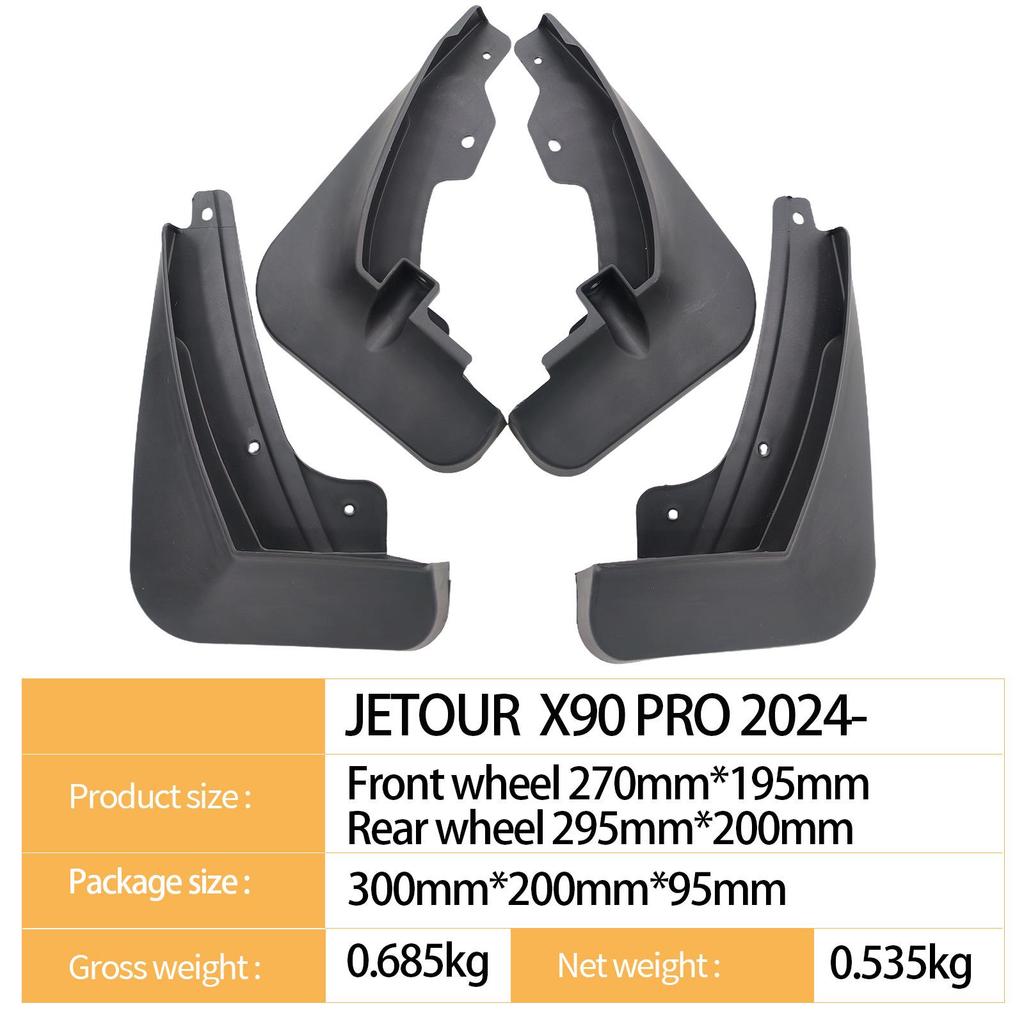 Compatible Mudguard for Chery JETOUR X90 PRO 2024