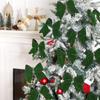 Christmas Ornament Large Velvet Bow Design 12PCS Festive Holiday Christmas Tree Window Hanging Decorating Accessory