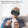 6pcs Silicone Accessories VR Shell Cover Controller Grip Cover Face Cover Lens Protector for Meta Quest 3 for Oculus Quest 3