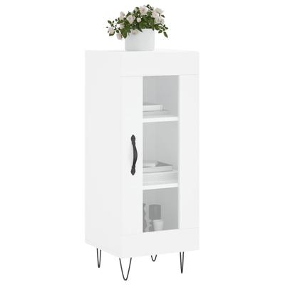 Sideboard White 34.5 X 34 X 90 Cm Particleboard