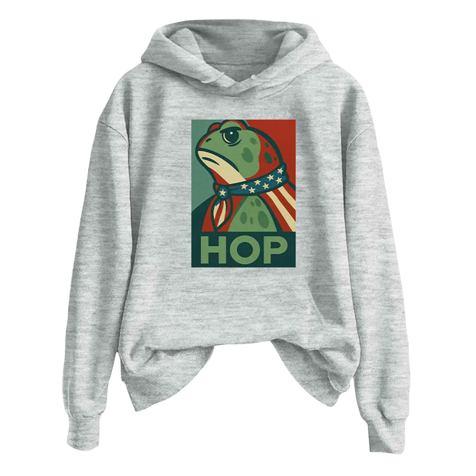 

Женская модная повседневная толстовка с длинным рукавом, принтом и круглым вырезом M