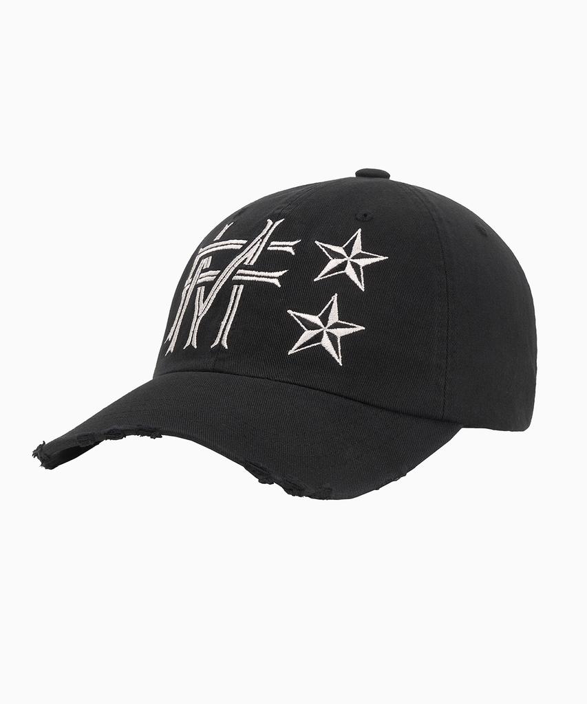 FREEMARIO Mf Fence Damaged Ball Cap [Black]