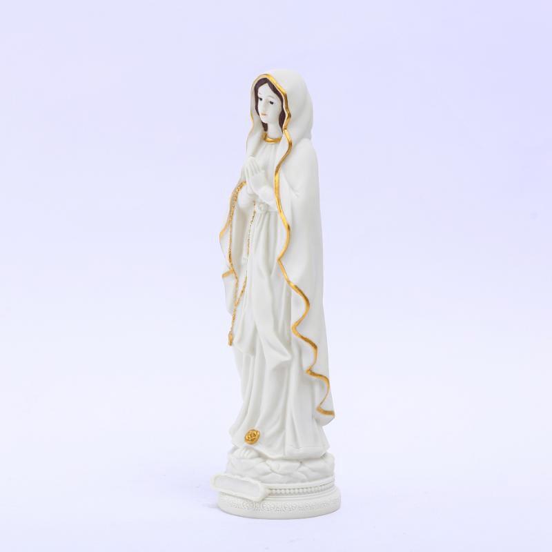 30cm Luminous Catholic Blessed Virgin Mary Statue Resin Crafts Ornament Religious Statue Religious Statue for Outdoor Home