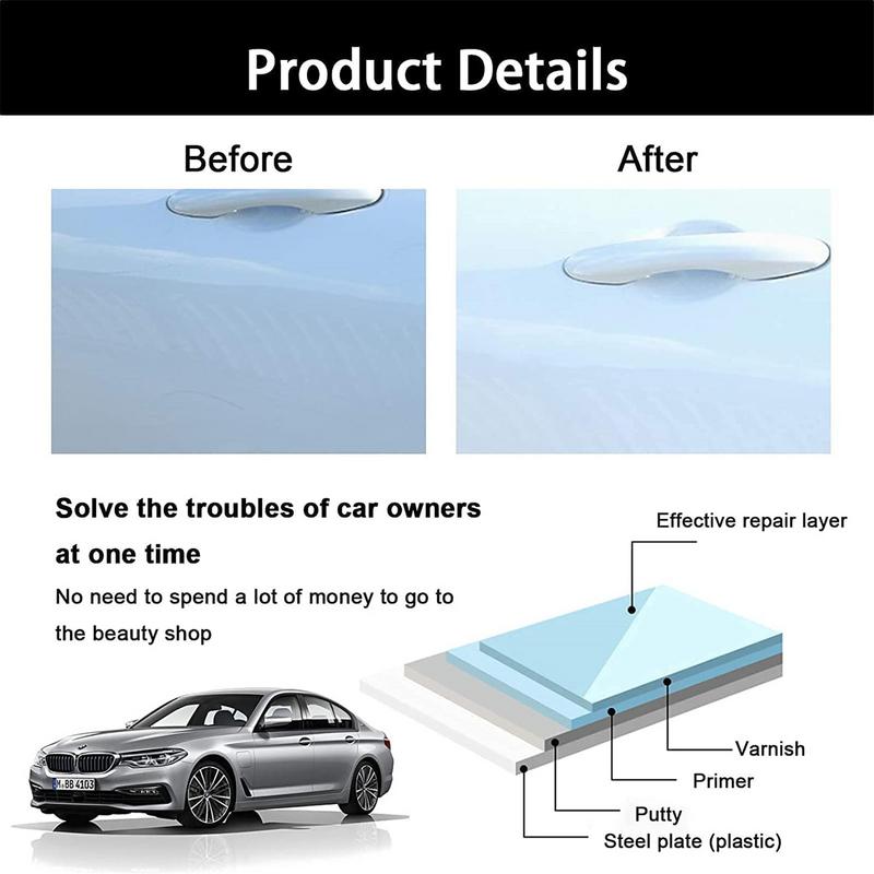 Nano Sparkle Clothes Car Scratches Repair Accessories Multifunctional Magic Cloth Scratch Remover Scratch Repair Water Polishing