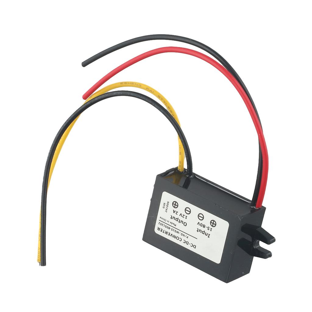DC 15-80V To DC 12V 2A Step Down Module Converter Voltage Regulator For Car LED DC Voltage Regulator Converter Power Supply