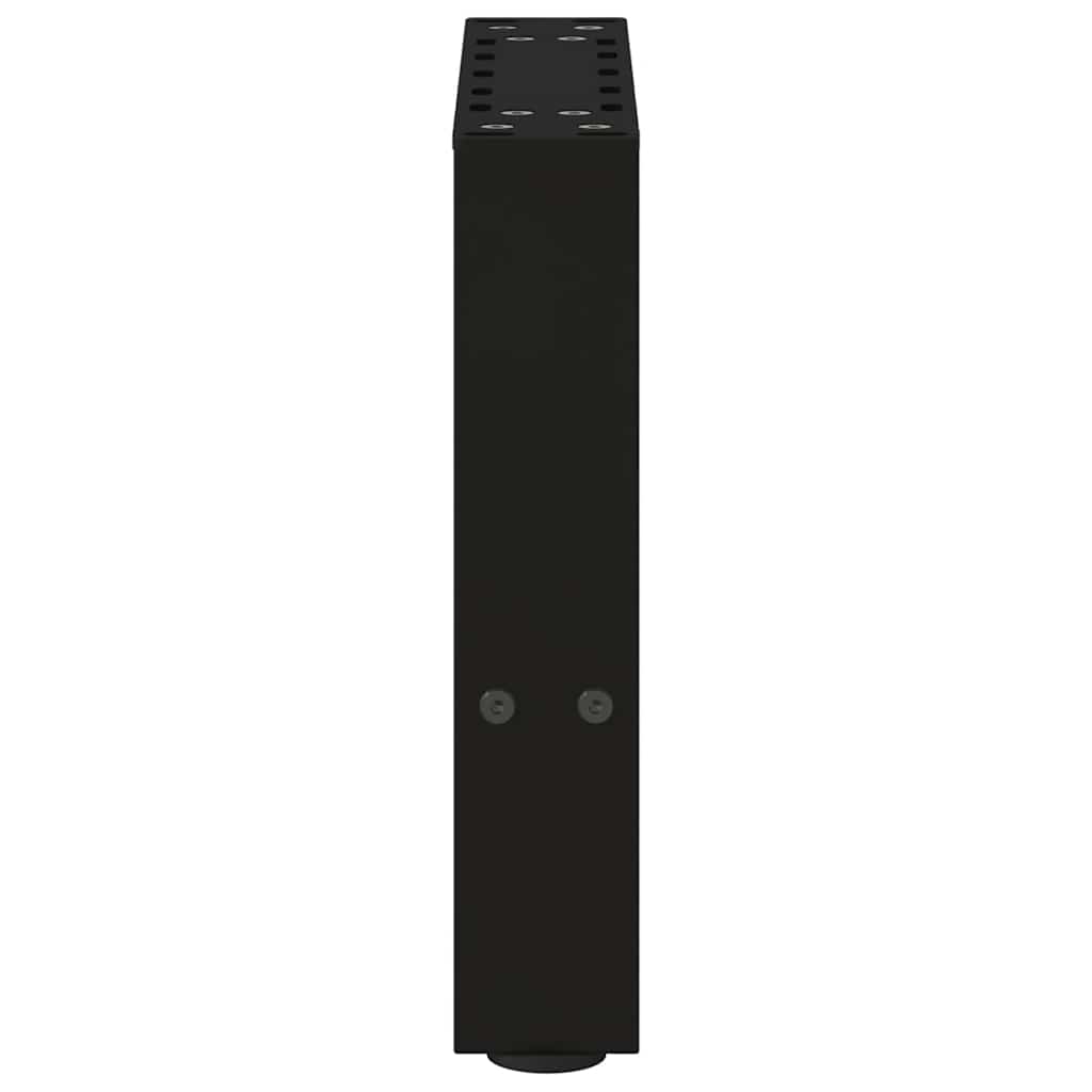 Vidaxl Nogi Do Stolika Kawowego, Czarne, 2 Szt., 30X(30-31) Cm, Stal