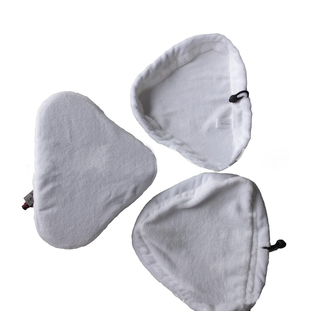 Steam Mop Replacement Pads Reusable Washable Microfiber Triangular Mop Pad for Carpet Hardwood