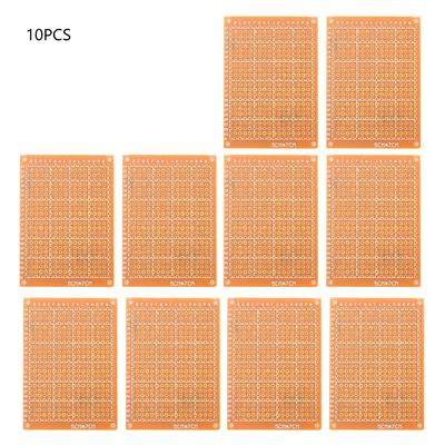 10 szt. 5x7cm Jednostronna Płytka Prototypowa Uniwersalna Płytka Stykowa do Projektów Elektronicznych DIY