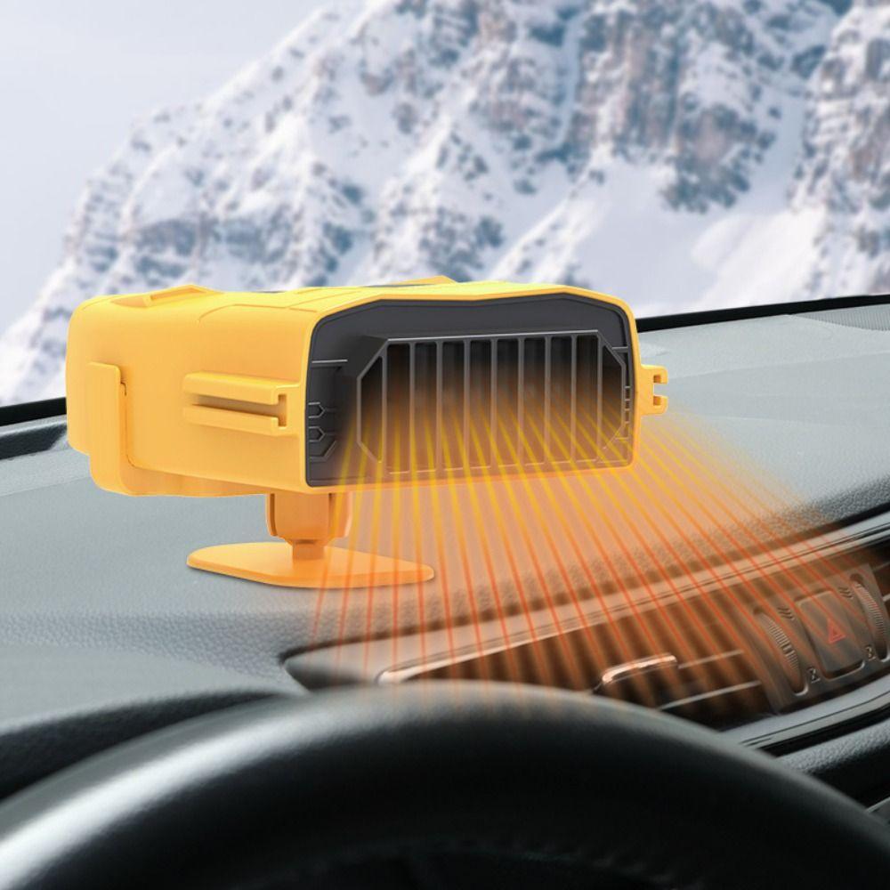 Heating Cooling Fan Electric Cooling Heating Fan Portable Space Heater  Car Cold Warm Air