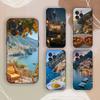 European Amalfi Coast Phone Case For iPhone 17,16,15,14,13,12,11,Pro,MAX,Plus TPU Soft To Skin-friendly Cover
