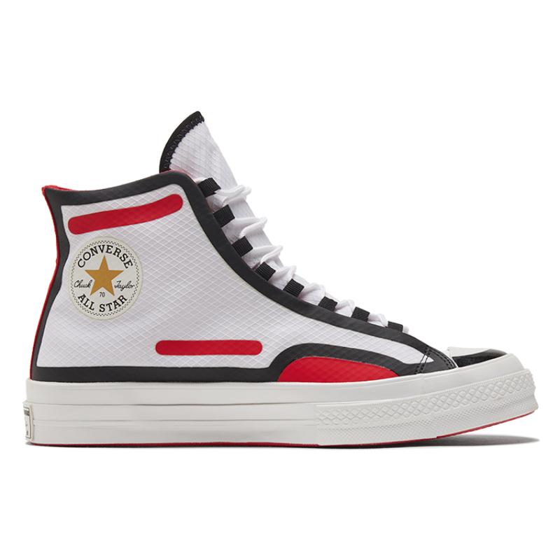 Converse 1970s Chuck Taylor All Star Comfortable and versatile high-top canvas shoes unisex white, black and red