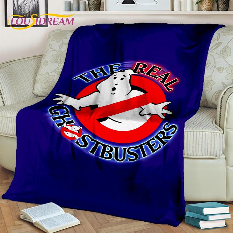 G-Ghostbusters Cartoon-Film-Decke, weiche Flanell-Überwurfdecke für Zuhause, Schlafzimmer, Bett, Sofa, Picknick, Büro, Wandern, Freizeit, Nickerchen, Geschenk