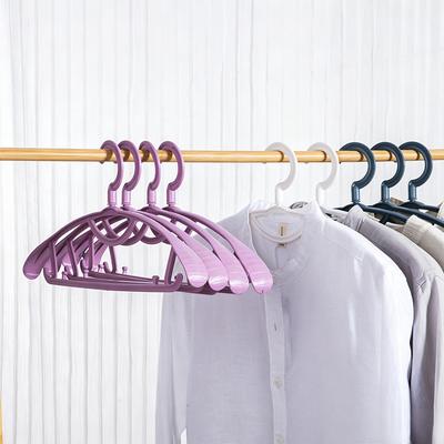5 pièces Cintres en plastique épais antidérapants à épaules larges pour vêtements - Séchoir domestique pour adultes - Pour usage domestique