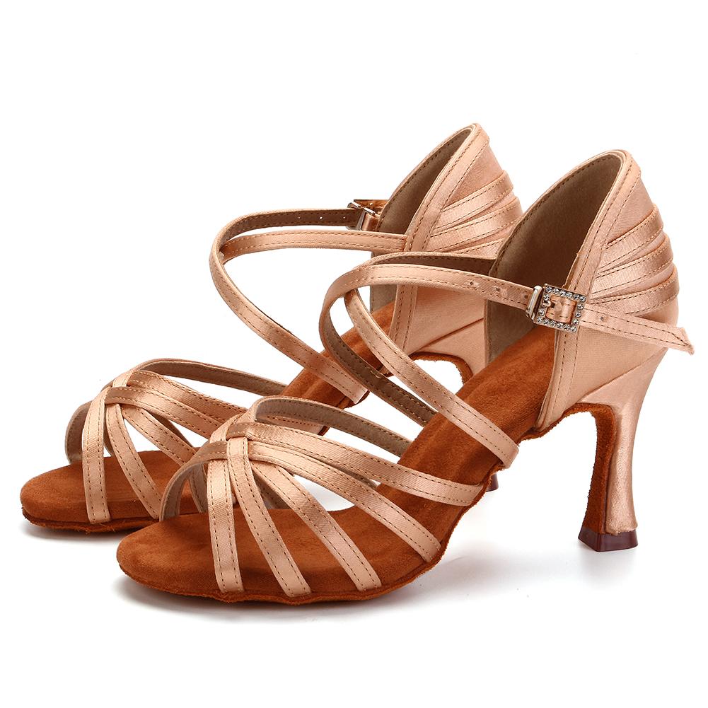 Dámské Taneční boty na latinskoamerické tango Salsa na vysokém podpatku 8,5 cm