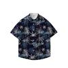 Summer 3D Printed Short Sleeve Flower Shirt Men'S Vintage Hawaiian Beach Casual Loose Men'S Large Size Shirt