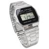 Casio Digital Watch Vintage Series A158WEA-1 Metal Band Unisex Black (Imported) Metal Band/Black A158WEA-1