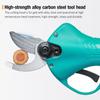 Cordless Pruner Electric Pruning Shear Trimmer Cutter Efficient Fruit Tree Bonsai Garden Scissors with Lithium-ion 10x4x27.5cm