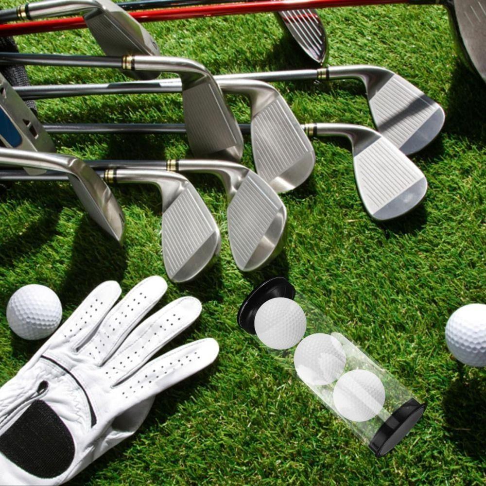 Plastic Golf Ball Tube Barrel Transparent Displaying Golf Balls Collectors And Enthusiasts