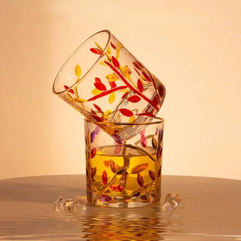 Murano Glass Cup 2025 Latest Italian Zecchin Design National Quintessence Hand Painted Wineglass Smart Soul Whiskey Tumbler Gift