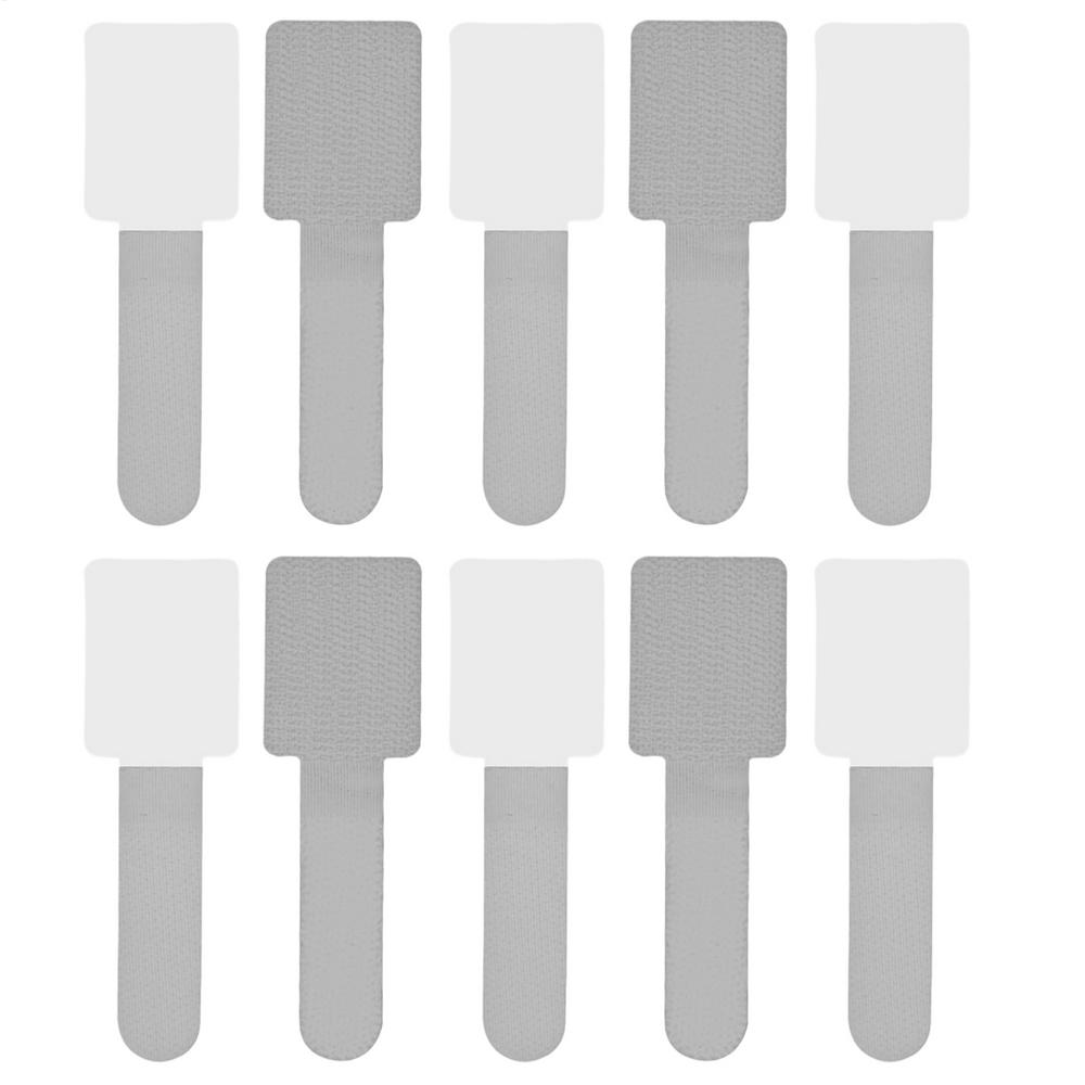 10 Pieces Cable Organizer Self-Adhesive Ties Non Slip Straps Clip Wire Management for Desktop TV Laptop Home Office Bedroom