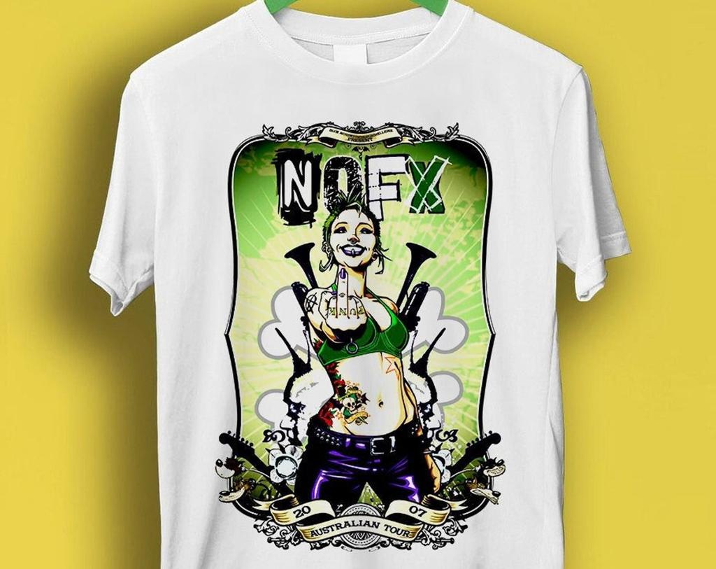 Nofx Australian Tour 2007 Punk Rock Design Meme Gift Tee Gamer Cult Movie Music T Shirt P3250