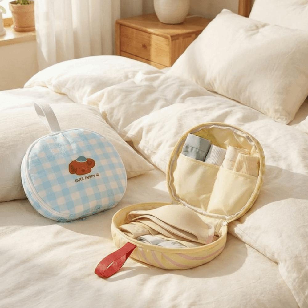 Handheld Underwear Storage Bag Folding Lingerie Pouch Portable Underwear Packing Cube  Travel