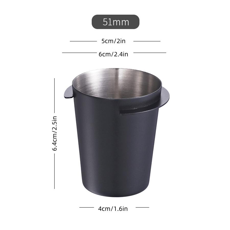 Coffee Dosing Cup 51/53/58mm Stainless Steel Espresso Coffee Dosing Cup Espresso Coffee Machine Accessories