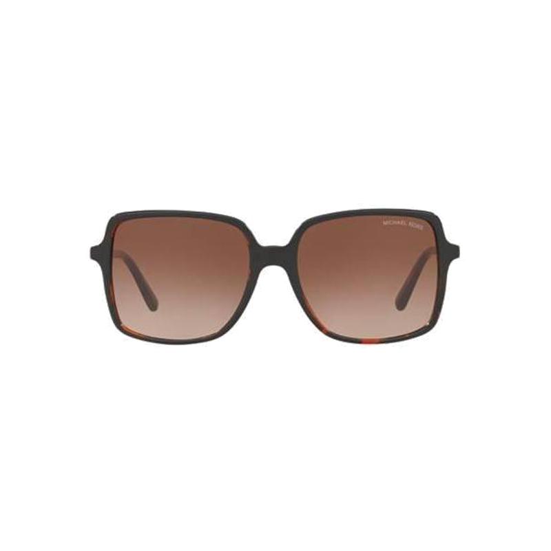 MICHAEL KORS Temple with letter icon Injection molding Irregular sunglasses Women s Brown