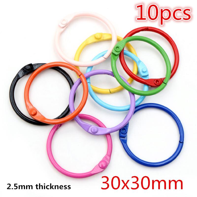New Colors Mixed Alloy Open Rings Lobster Clasp Hooks DIY Keychain Jewelry Making Findings Supplies Accessories