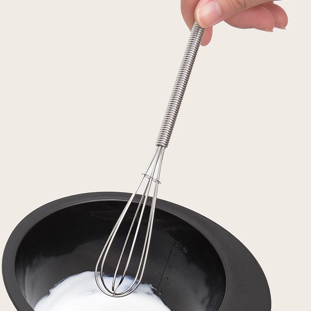 Rotary Kitchen Accessories Stainless Steel Agitator Egg Whisk Egg Beater Baking Tool