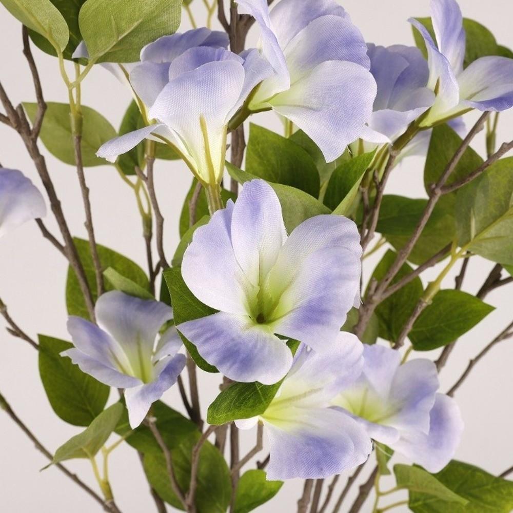 Long Branch Artificial Viola Tricolor Flower Plastic Real Touch Silk Heartsease Flowers Simulation Handmade Artificial Greenery