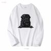 Black Russian Terrier Dog Breed Popping Up Cute Infant Toddler T Shirt Long Sleeves Vintage Washed Unisex Soft Designer Clothes