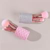 Sparkling Sequins Makeup Brush Storage Bucket Desktop Makeup Tools Storage Cosmetic Brushes Cylinder Container Home Storage Box