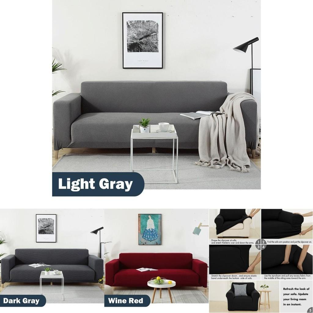 Wrinkle Resistant Elastic Stretch Sofa Cover Slipcovers For Ultimate Comfort And Style
