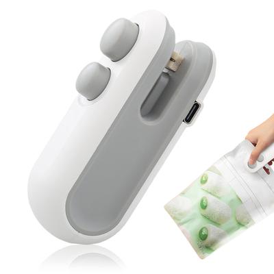 Mini Bag Sealer 2-in-1 Rechargeable Bag Sealing Machine for Snack Bags Portable Handheld Food Sealer Heat Sealing