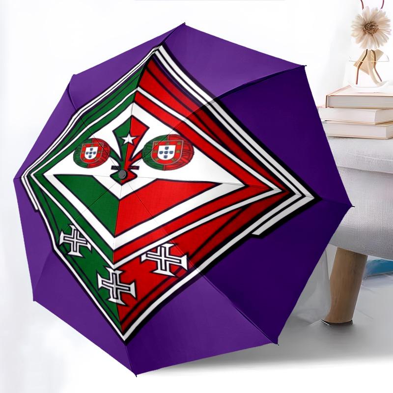 Royal Emblem Heritage Folding umbrella durable Suitable for all seasons travel light printing