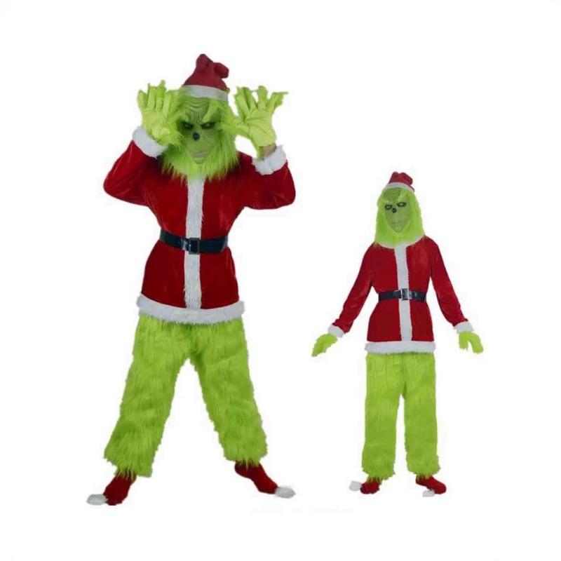 

Christmas Green Grinch Costume Santa Suit Party Costume XXXL