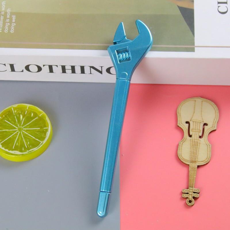 10pcs 0.5mm Creative Plastic Wrench Shape Gel Pen Casual Decompression Signature Pen Gift Gift Special Pen