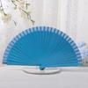 Traditional Wooden Hand Fan Classical Vintage Spanish Solid Color Folding Fan
