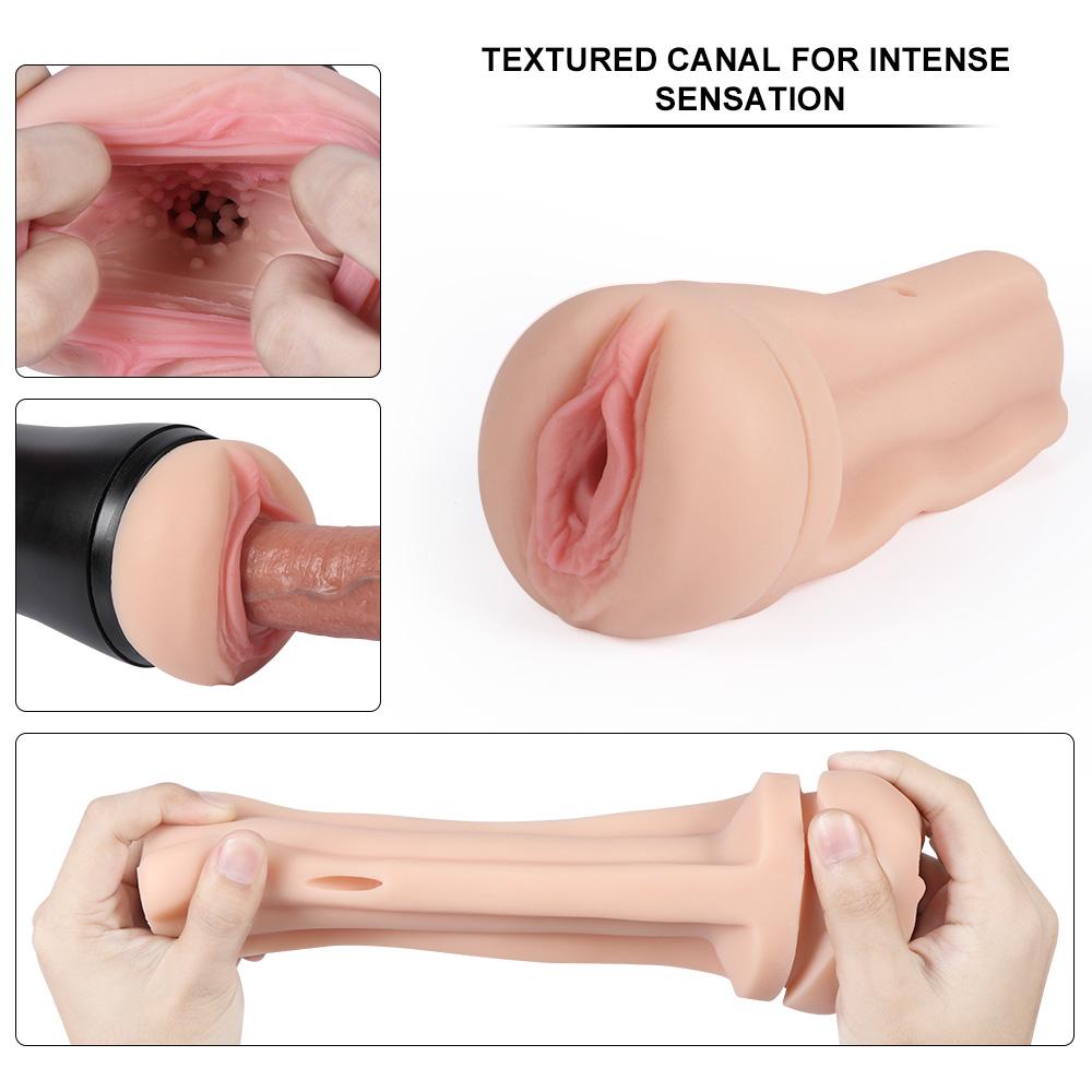 Automatic Male Masturbator Cup Strong Vibration Blowjob Machine Real Pussy Masturbation Sex Toys for Men