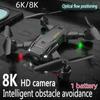 UAV 5G GPS UAV 8K Profesionální UAV 6/8K Letecké fotografování s vysokým rozlišením Vyhýbání se překážkám Čtyřkřídlý ​​vrtulník RC Vzdálenost 3000 m s 1 baterií