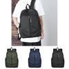 Simple Solid Color Letter Print Student Large Capacity Backpack For Women
